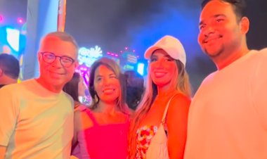 Verão Sergipe em Canindé: enquanto Mitidiere fica no camarote, André Moura e prefeito Machadinho celebram no meio do povo