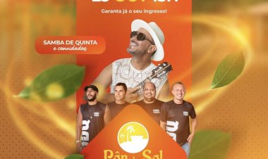 Restaurante Tropical Tempero Baiano promove “Pôr do Sol Tropical” com Samba de Quinta e convidados no próximo sábado (25)