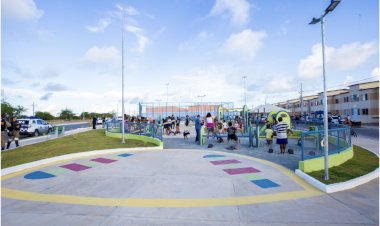 Bairros Lamarão e 17 de Março ganham novas praças e moradores comemoram espaços de lazer