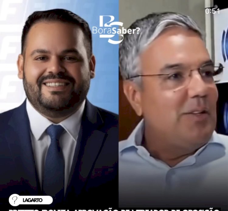 Prefeito de Lagarto, Sérgio Reis, ironiza aprovação de vereador de oposição em concurso público e trata como sorte a capacidade intelectuale esforço exigidos no certame